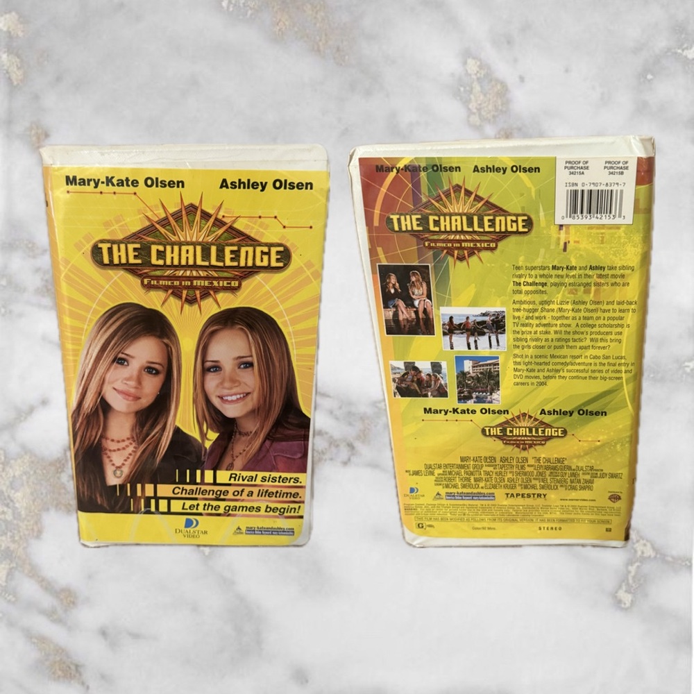 The Challenge VHS with Yellow Cover